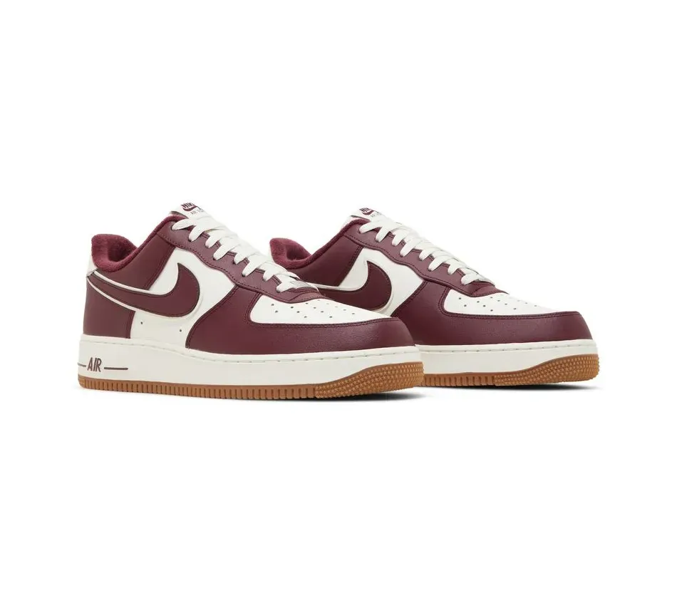 Air Force 1 Low College Pack Night Maroon фото