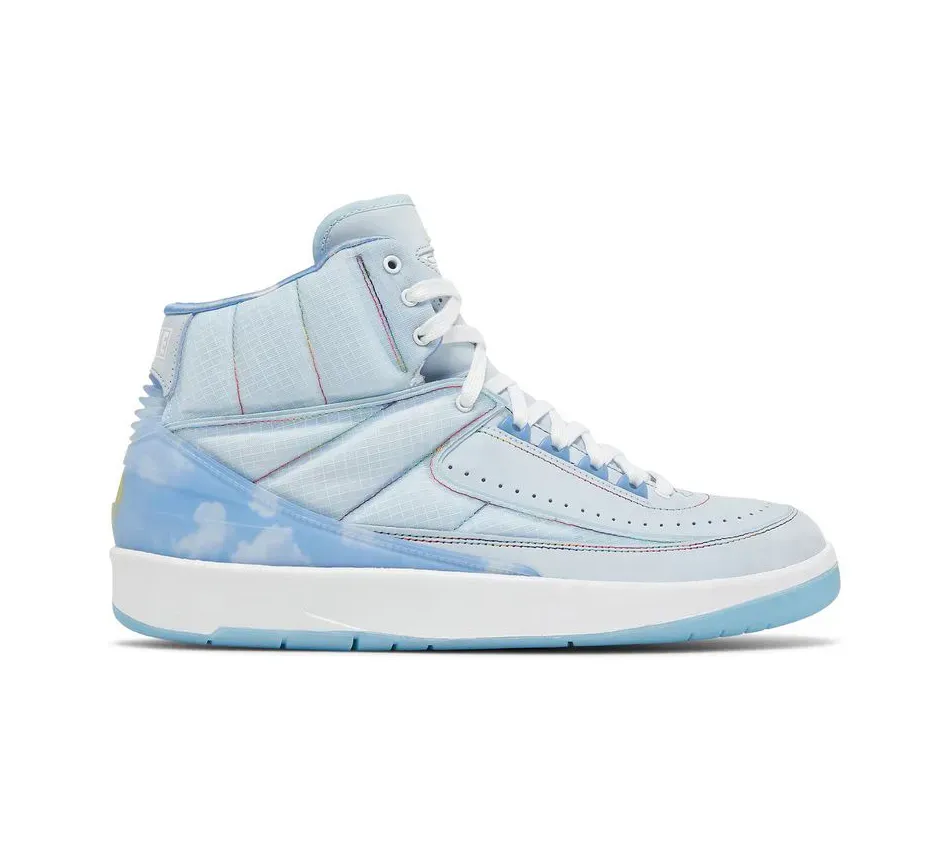 Высокие кроссовки Air Jordan Air Jordan 2 X J. Balvin (Голубой) Унисекс