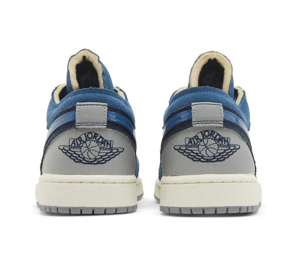 Air Jordan 1 Low Craft Inside Out-Obsidian фото