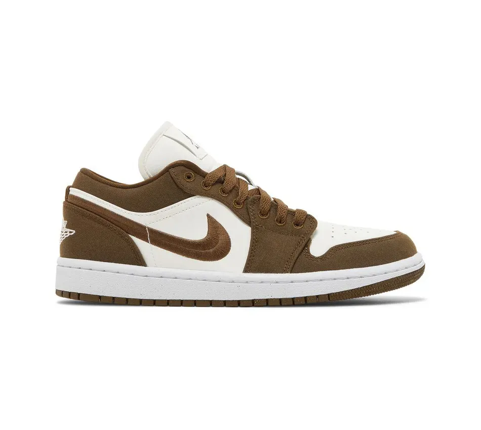 Air Jordan 1 Low Light Olive фото