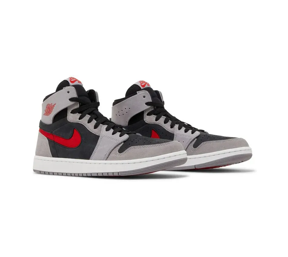 Air Jordan 1 High Zoom Comfort 2 Cement Fire Red фото