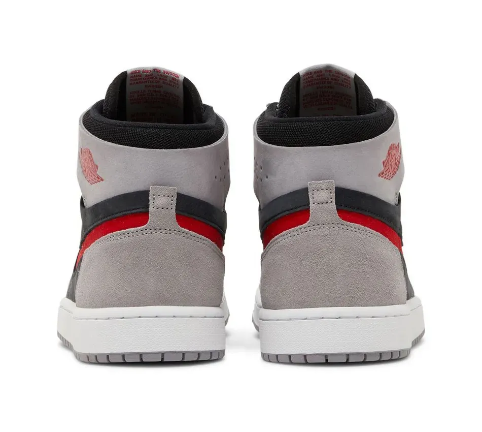 Air Jordan 1 High Zoom Comfort 2 Cement Fire Red фото