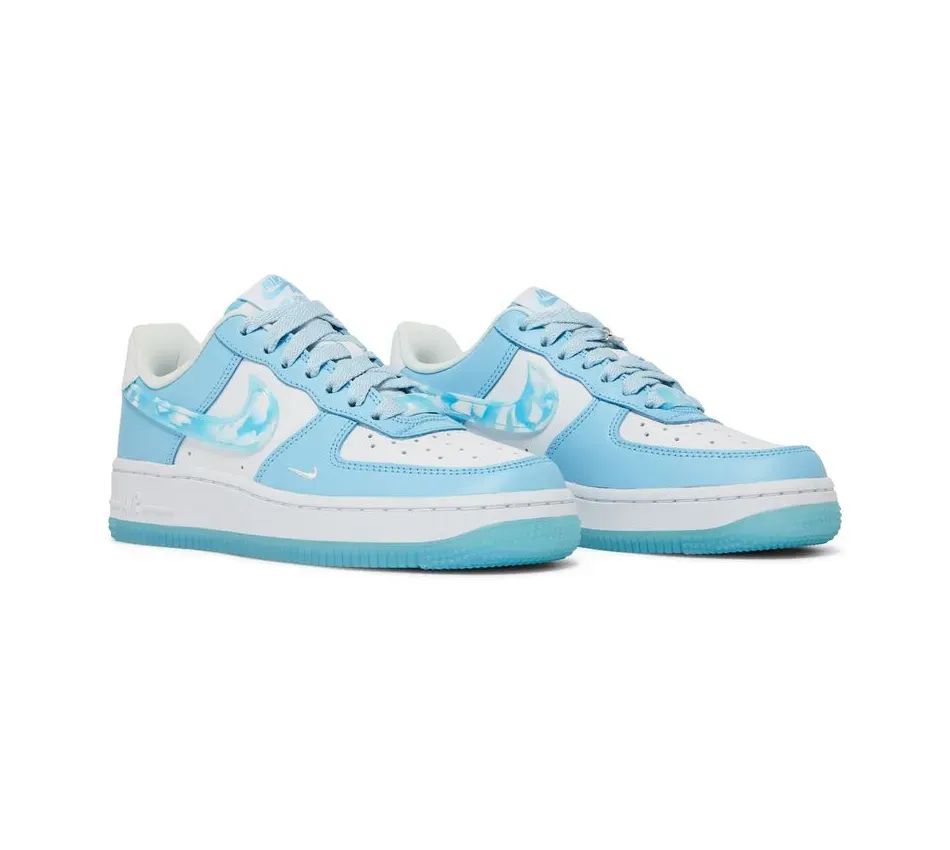 Air Force 1 Low Nail Art-Celestine Blue фото