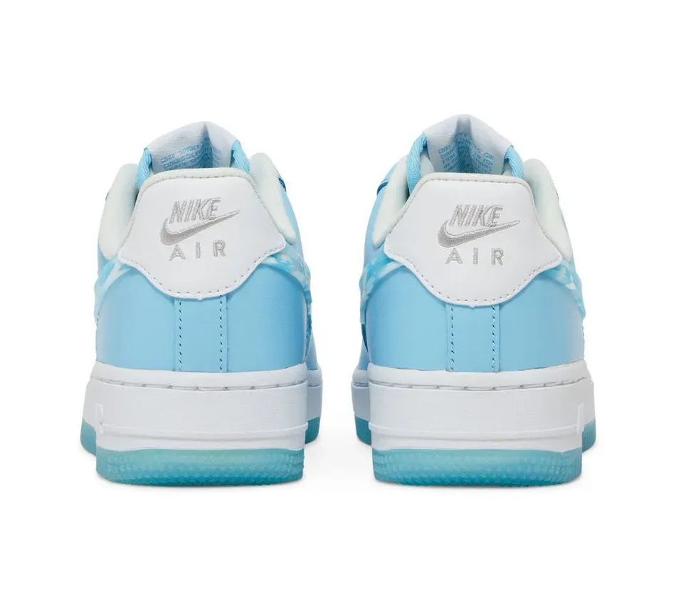 Air Force 1 Low Nail Art-Celestine Blue фото