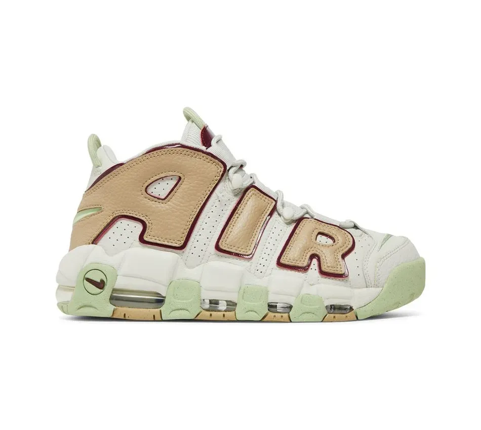 Высокие кроссовки Nike Uptempo Light Bone Alligator (Бежевый) Унисекс