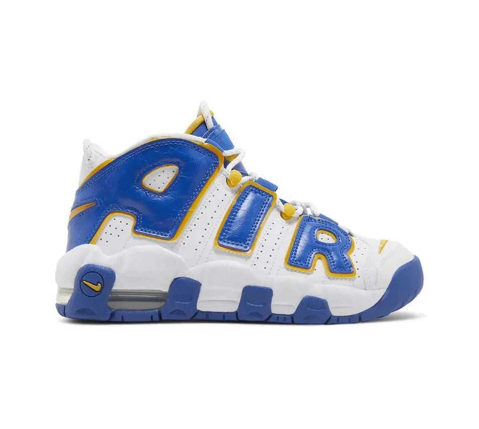 Высокие кроссовки Nike Air More Uptempo GS Golden State Warriors (Синий) Унисекс