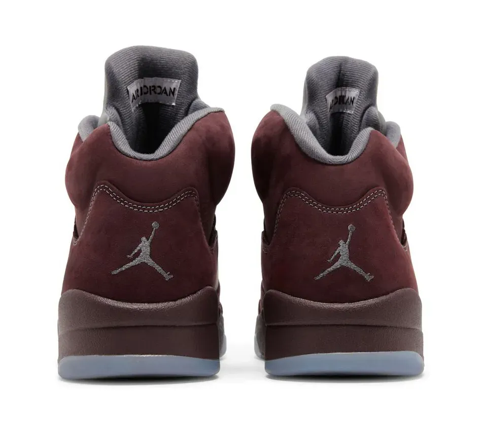 Air Jordan 5 Burgundy 2023 фото