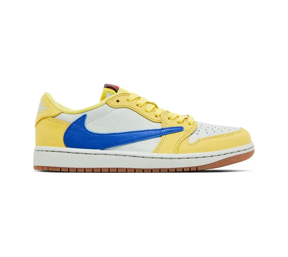 Air Jordan 1 Low X Travis Scott Wmns SP Canary фото