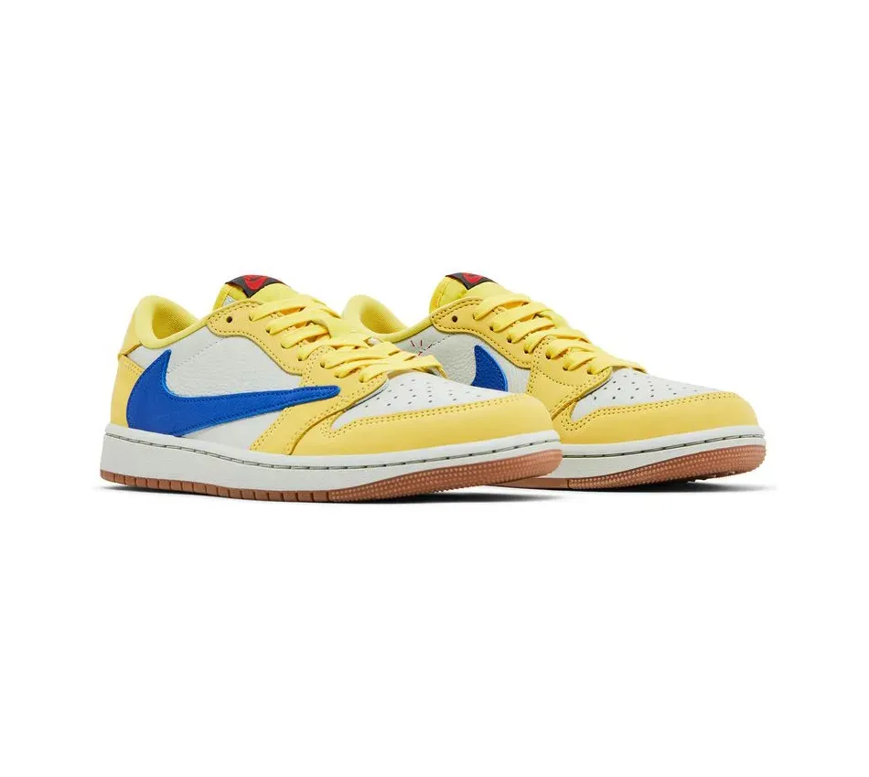 Air Jordan 1 Low X Travis Scott Wmns SP Canary фото