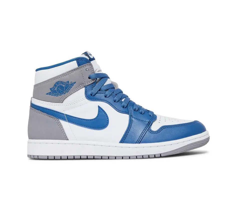 Air Jordan 1 High True Blue -White фото