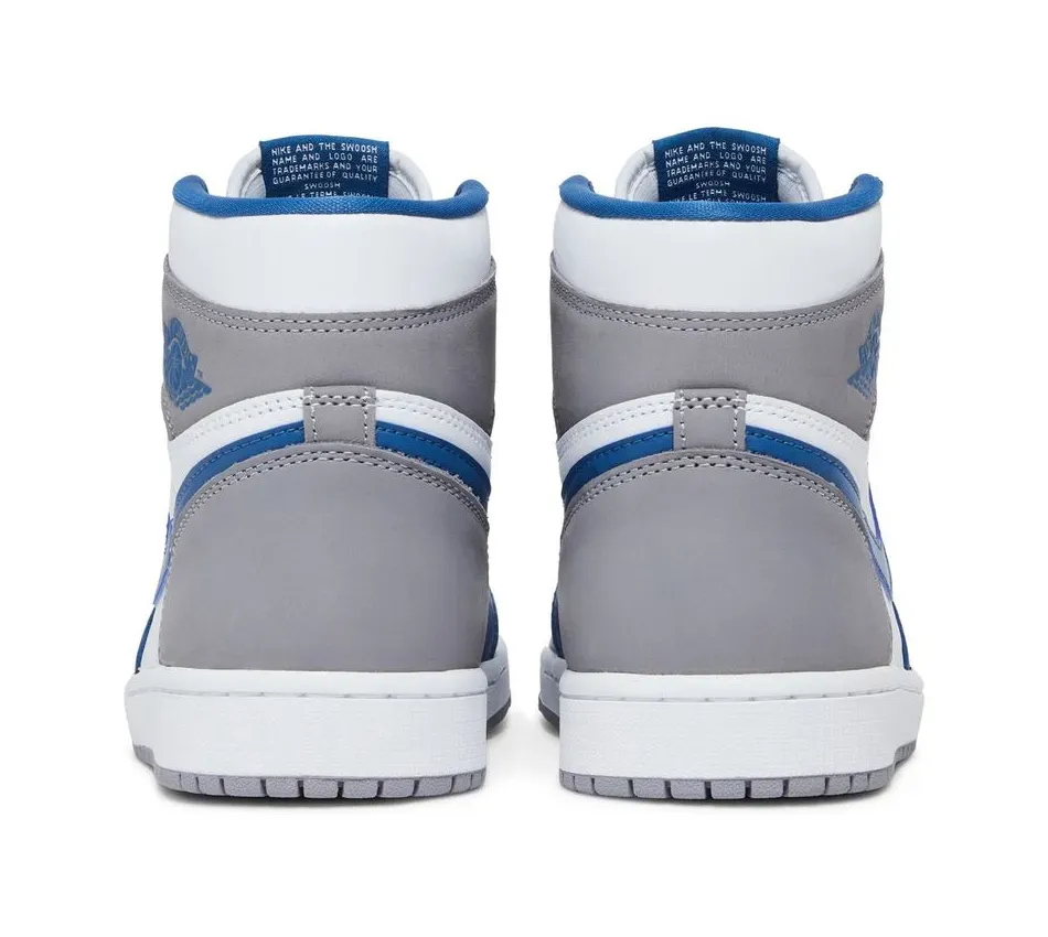 Air Jordan 1 High True Blue -White фото