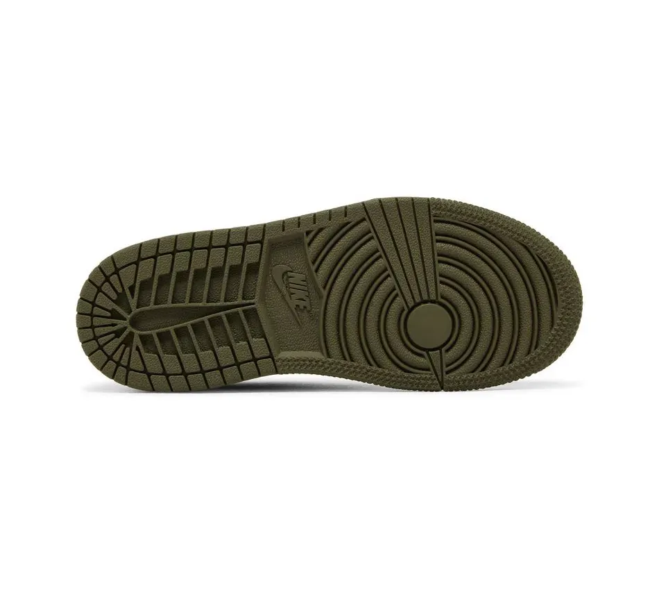 Air Jordan 1 Low X Travis Scott Olive Kids фото