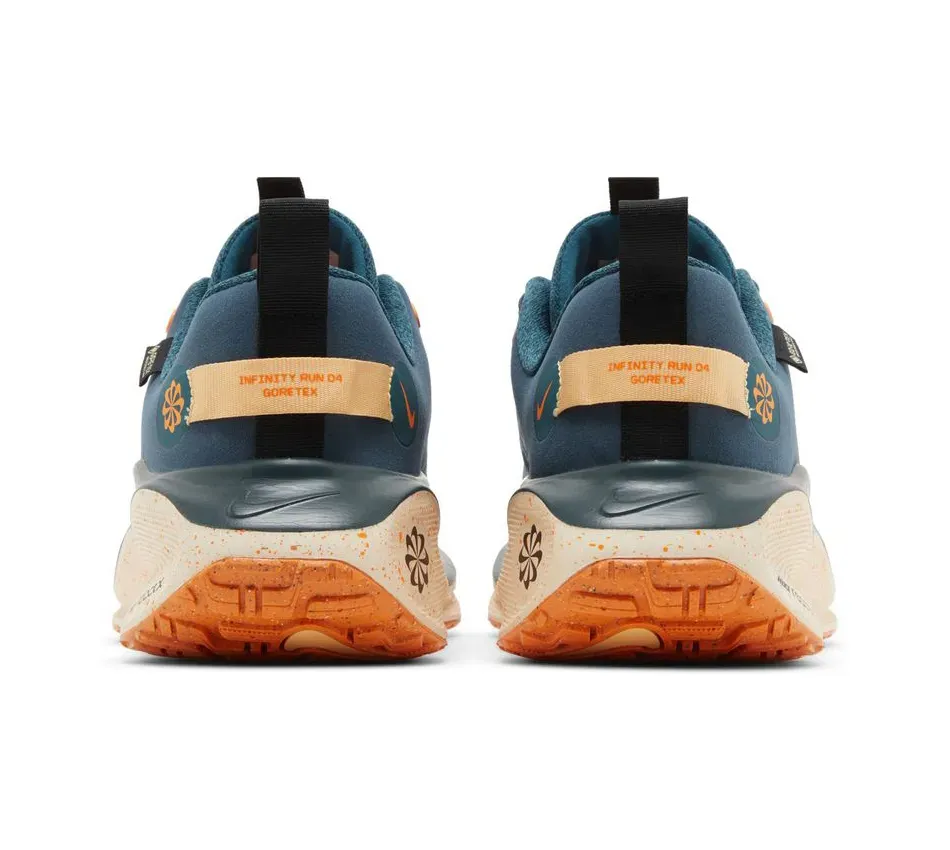 ReactX Infinity Run 4 Gore-Tex Deep Jungle Total Orange фото