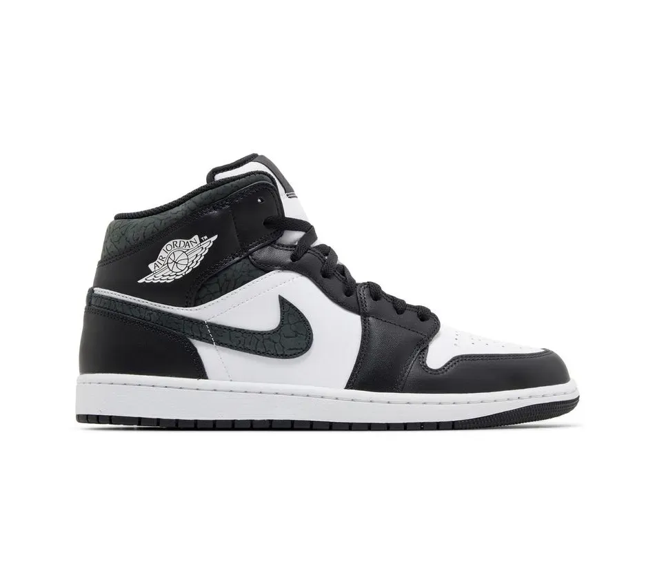 Air Jordan 1 Mid Panda Elephant фото