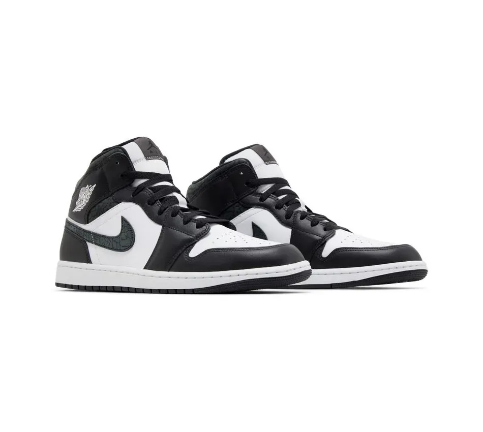 Air Jordan 1 Mid Panda Elephant фото