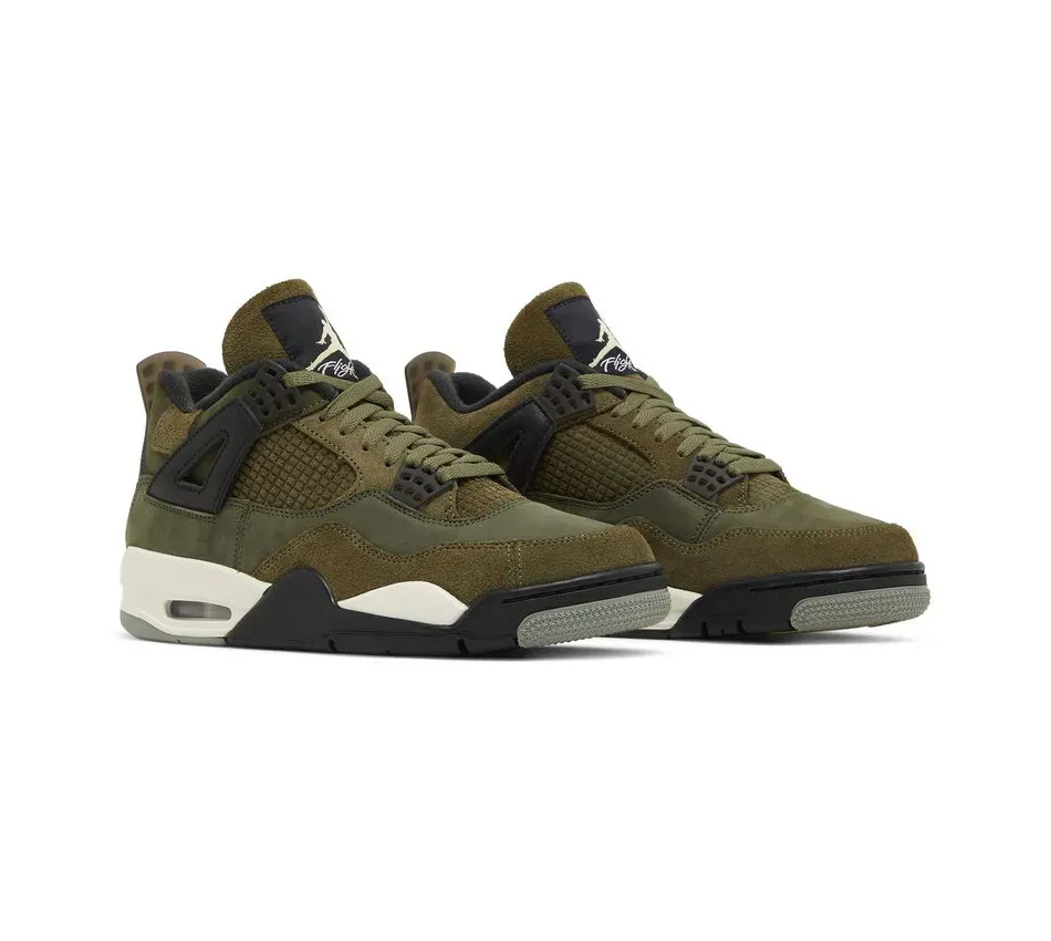 Air Jordan 4 RETRO SE Craft Medium Olive фото