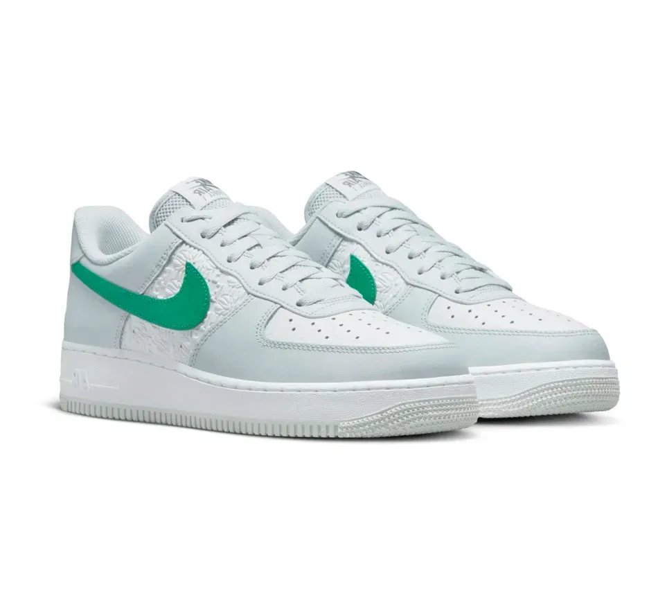 Embossed Hoops Pine Green