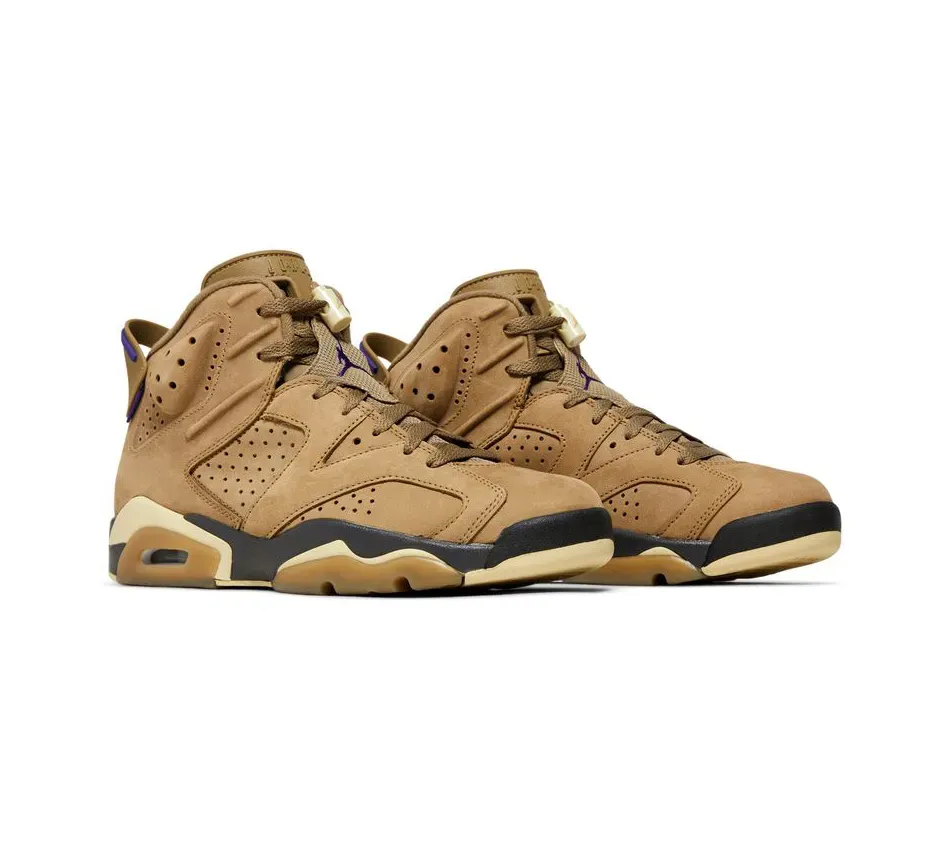 Air Jordan 6 Retro Gore-Tex Brown Kelp фото