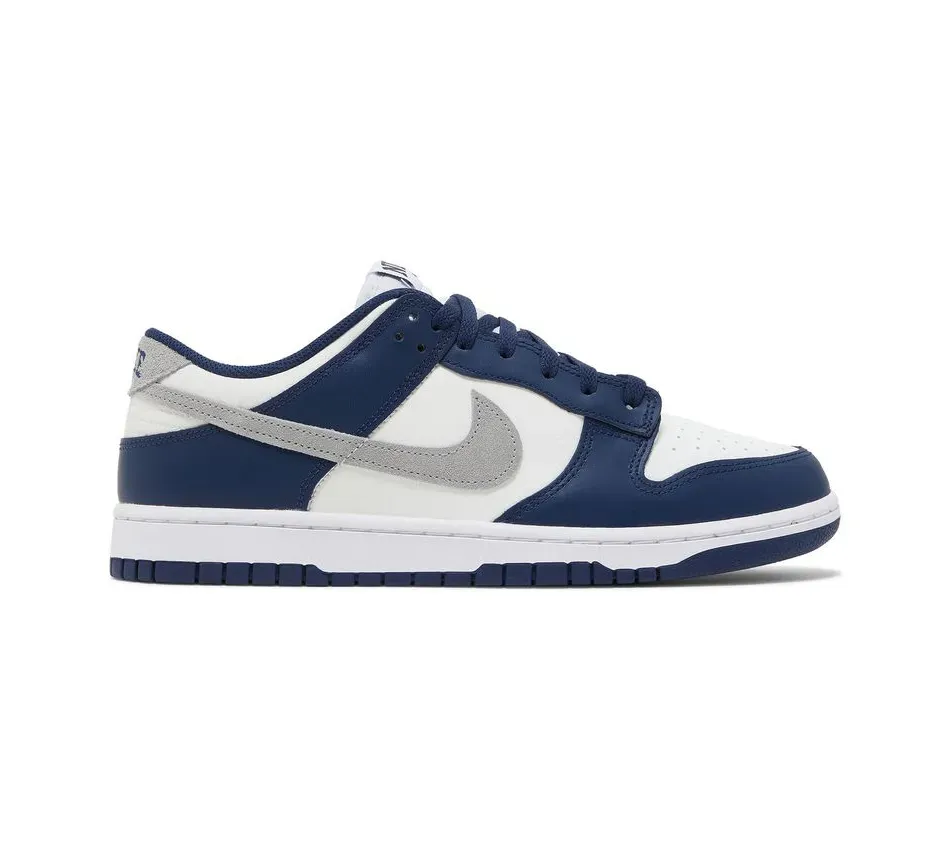 Dunk Low Midnight Navy Smoke Grey фото