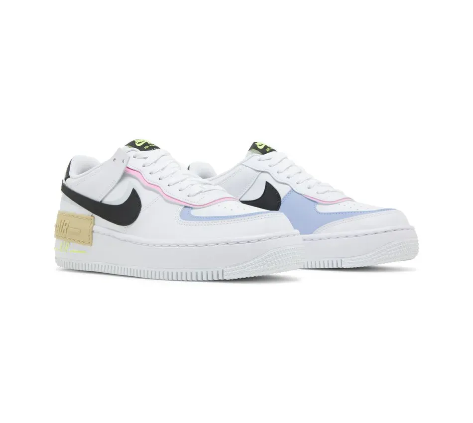 Air Force 1 Shadow White Black Pastel фото
