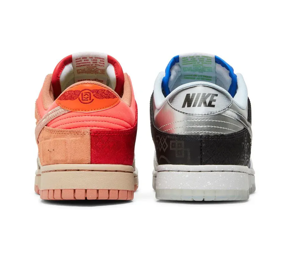 Dunk Low X The CLOT Low SP 'What The' фото