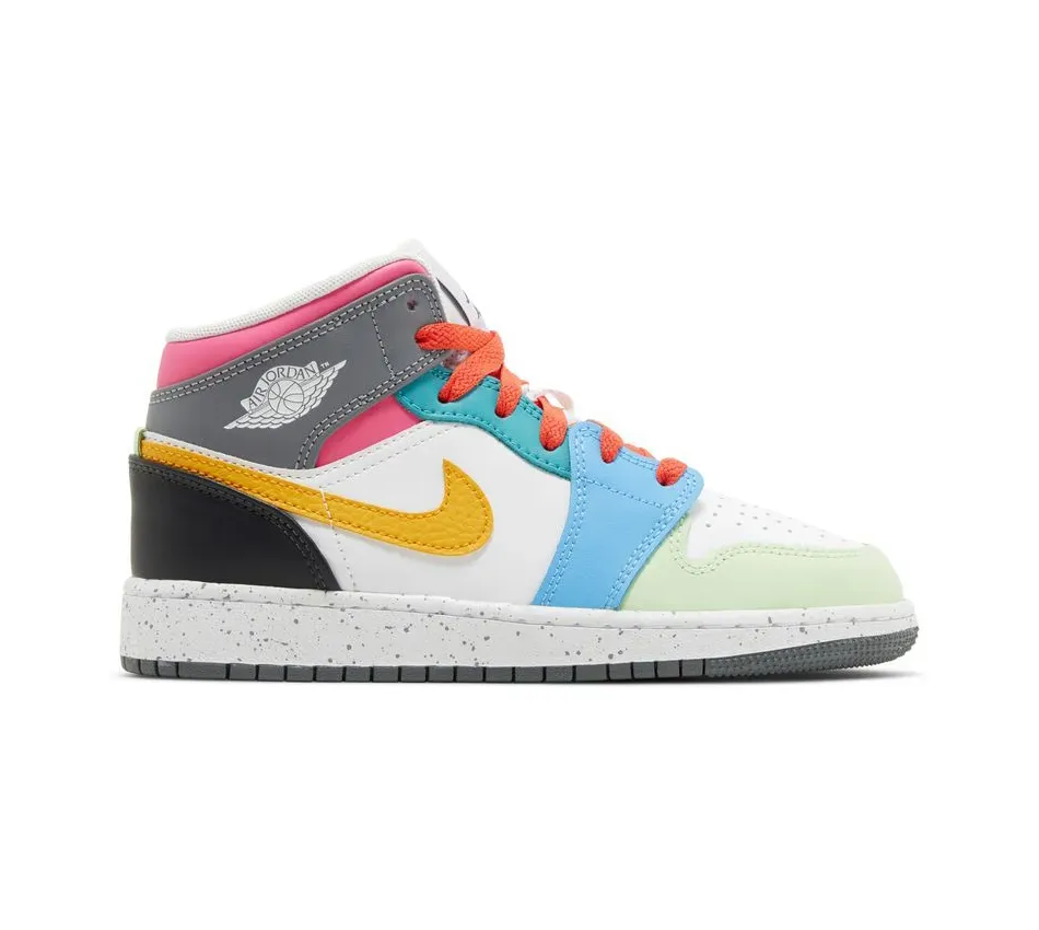 Air Jordan 1 Mid SE GS Multi-Color фото