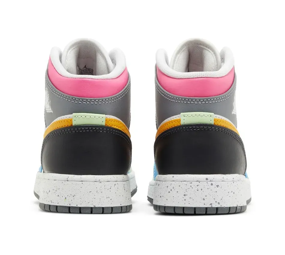 Air Jordan 1 Mid SE GS Multi-Color фото