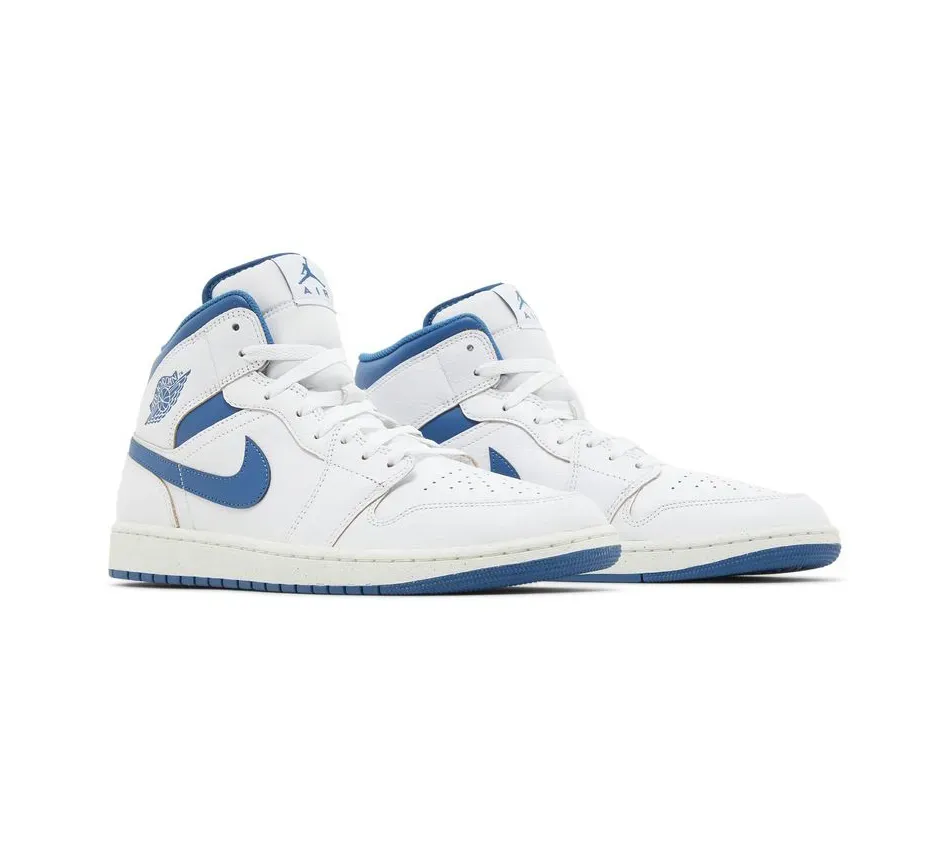 Air Jordan 1 Mid SE Industrial Blue фото