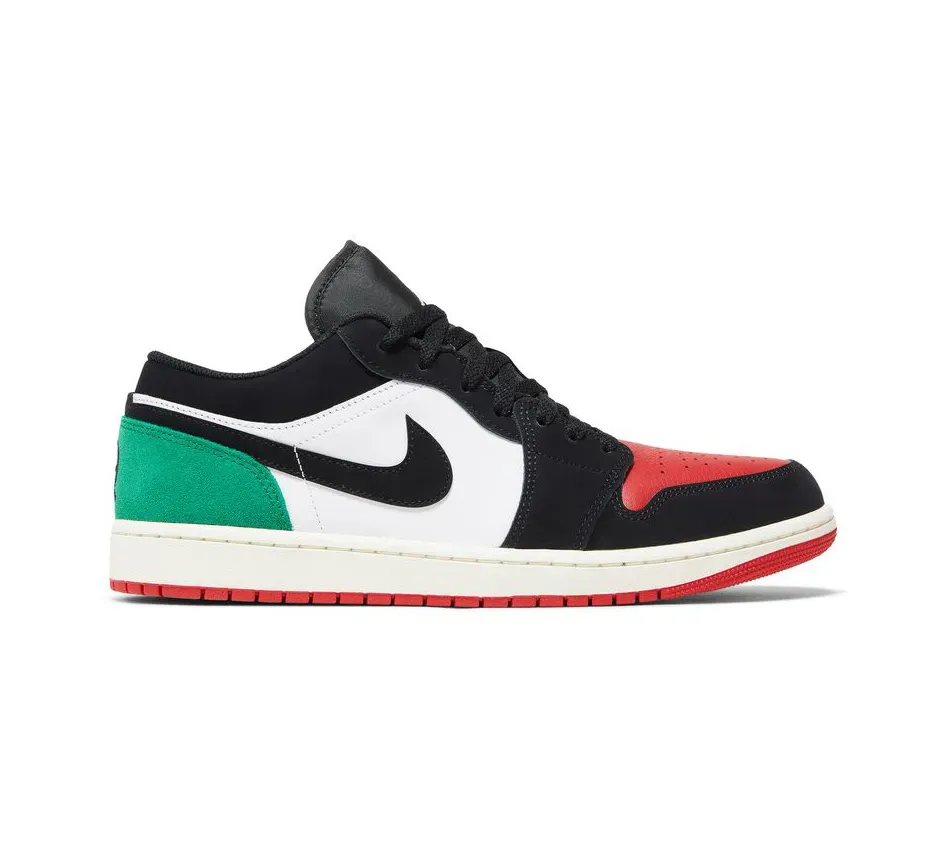 Jordan Air Jordan 1 Low Quai 54 Черный Зелёный Красный