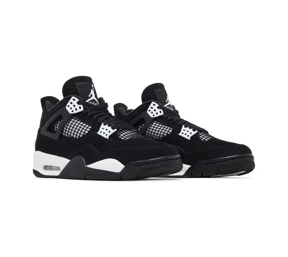 Air Jordan 4 Retro White Thunder фото