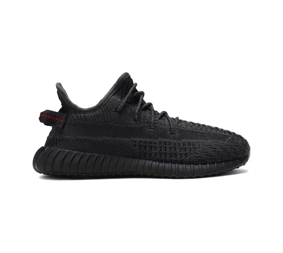 Yeezy Boost 350 V2 Kids Black Non Reflective фото