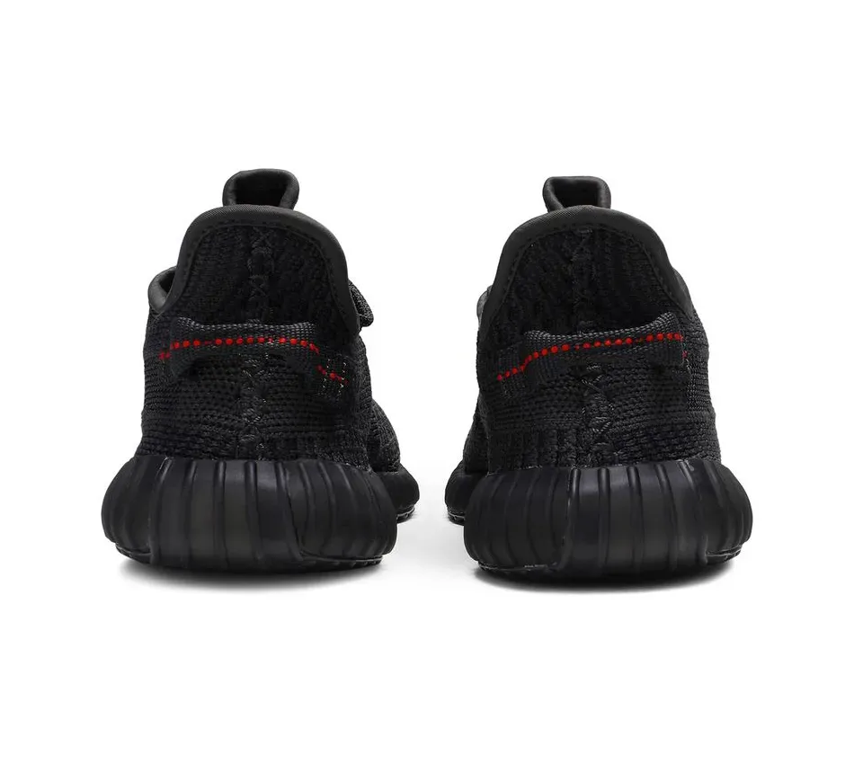 Yeezy Boost 350 V2 Kids Black Non Reflective фото