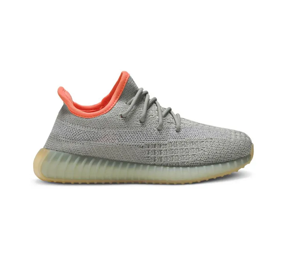 Кроссовки Adidas Yeezy Boost 350 V2 Kids Desert Sage (Серый) Детский