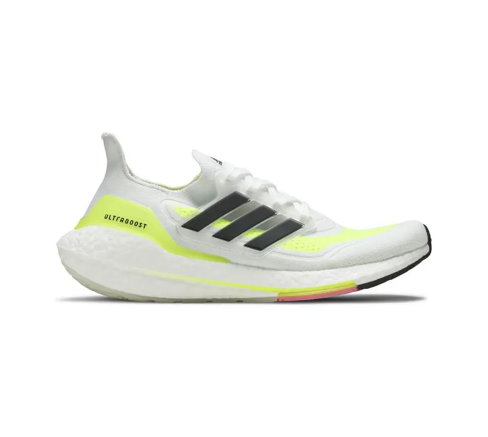 Ultra Boost Ultra Boost 21 White Solar Yellow фото