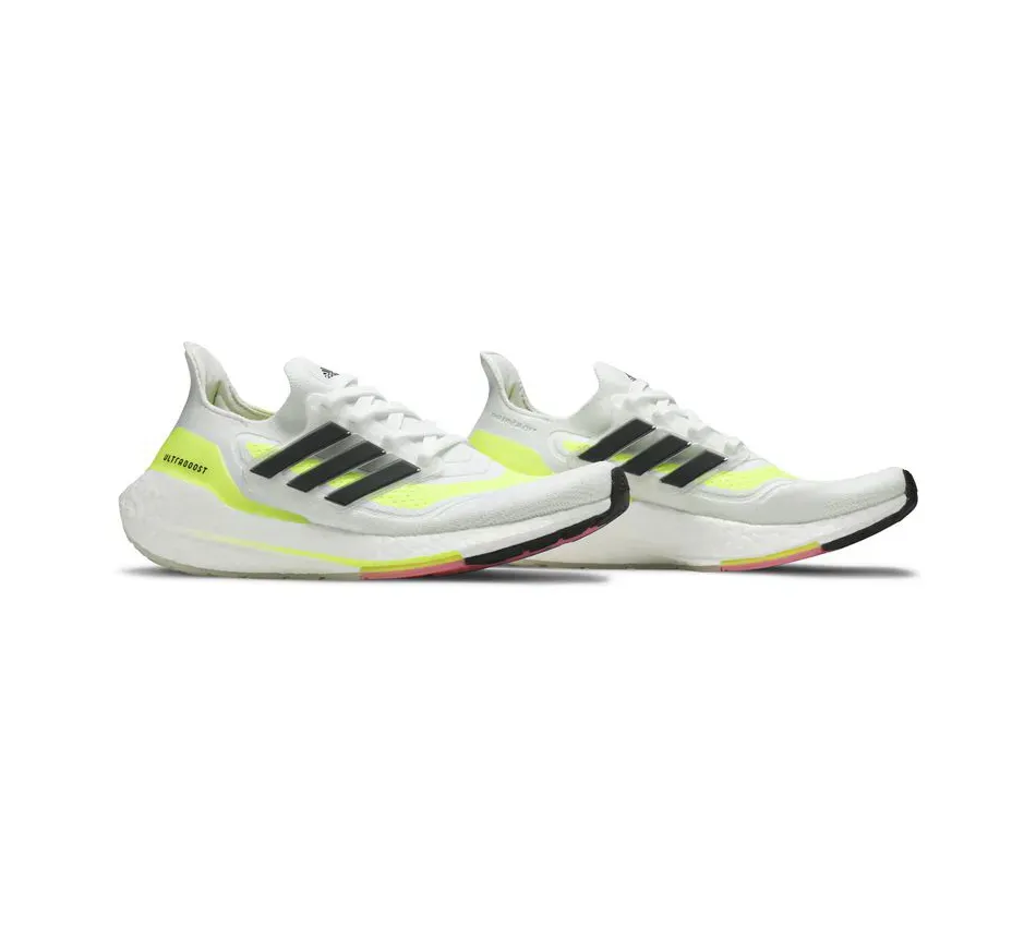 Ultra Boost Ultra Boost 21 White Solar Yellow фото