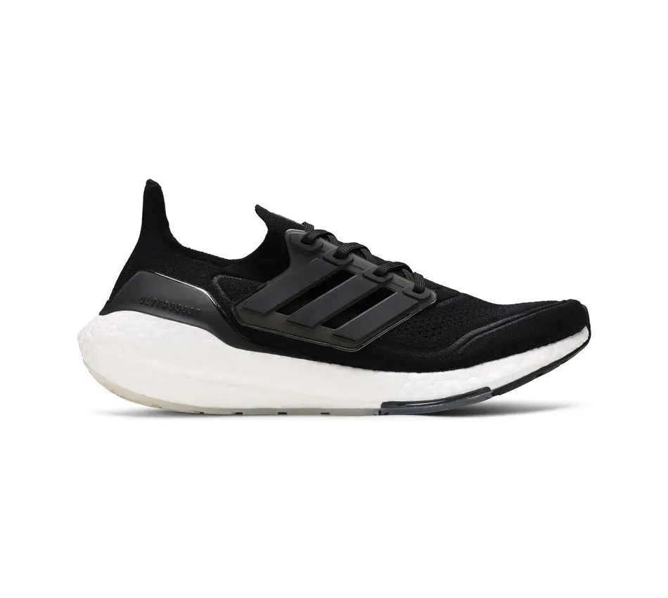 Низкие кроссовки Adidas Ultra Boost 21 Core Black (Чёрный) Унисекс