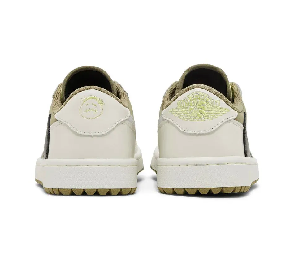 Air Jordan 1 Low Golf «Travis Scott Neutral Olive» фото