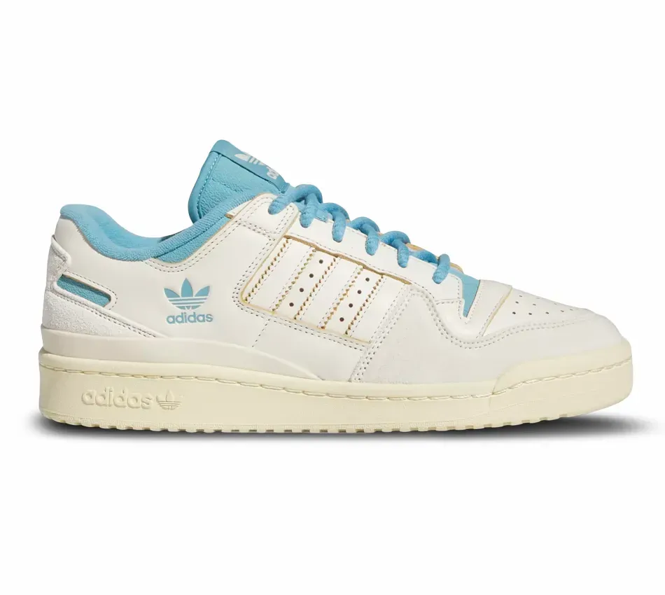 Низкие кроссовки Adidas Forum 84 Low Classic Vintage Preloved Blue (Унисекс, Бежевый)