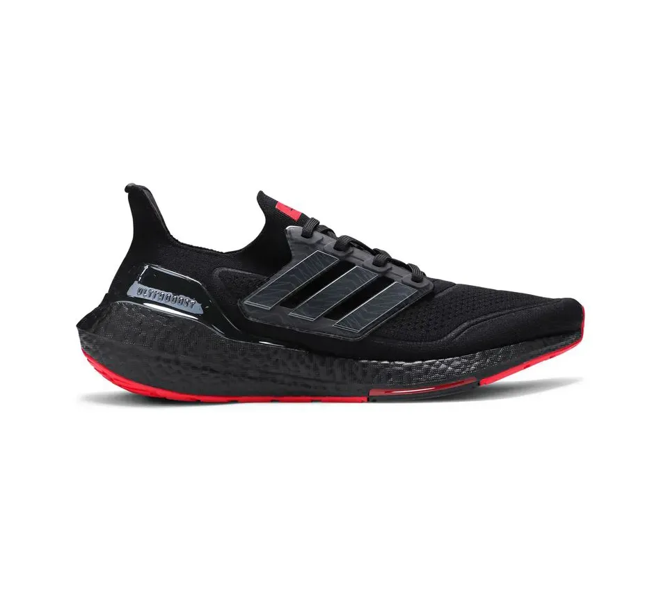 Низкие кроссовки Adidas Ultra Boost 424 X Arsenal FC X 21 Black Scarlet (Чёрный) Мужской