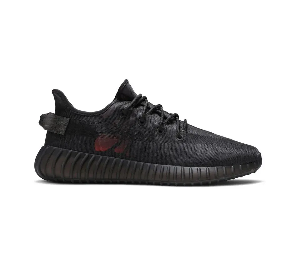 Низкие кроссовки Adidas Yeezy Boost 350 V2 Mono Cinder (Чёрный) Унисекс