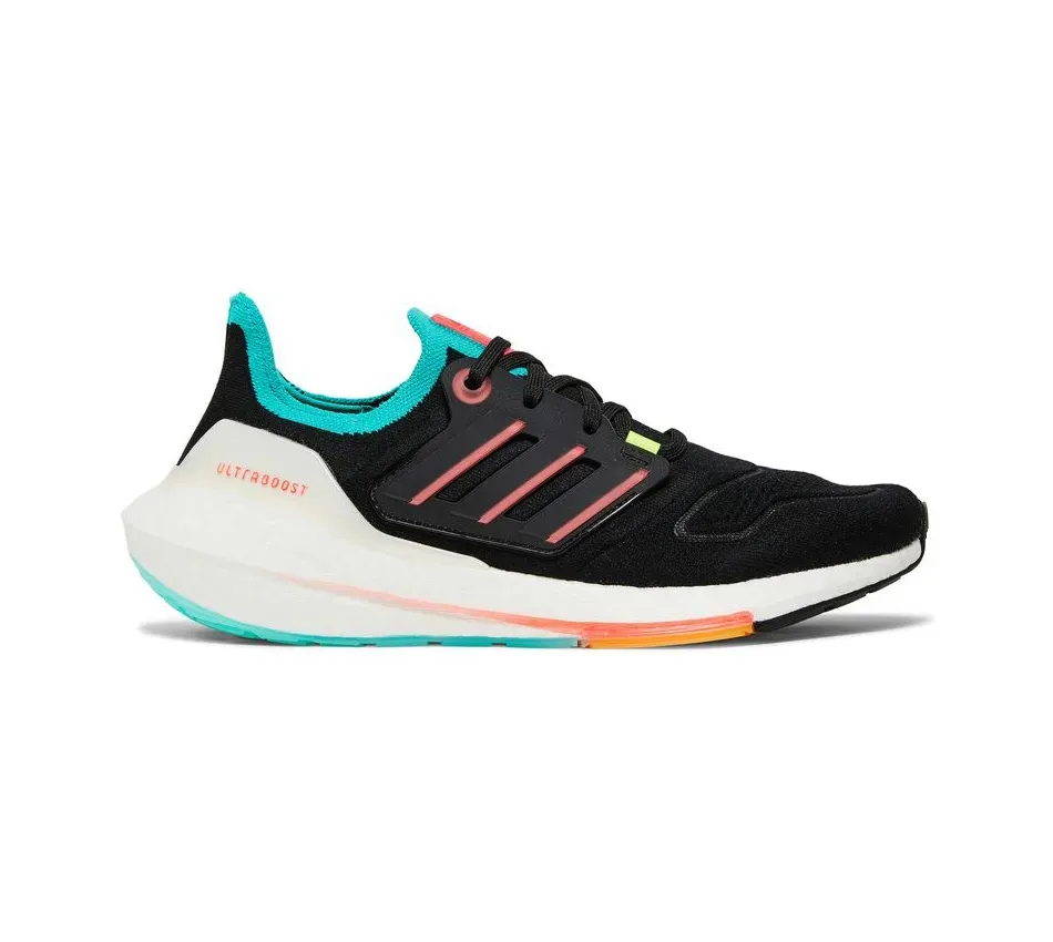 Низкие кроссовки Adidas Ultra Boost 22 Black Turbo Mint (Разноцветный) Мужской