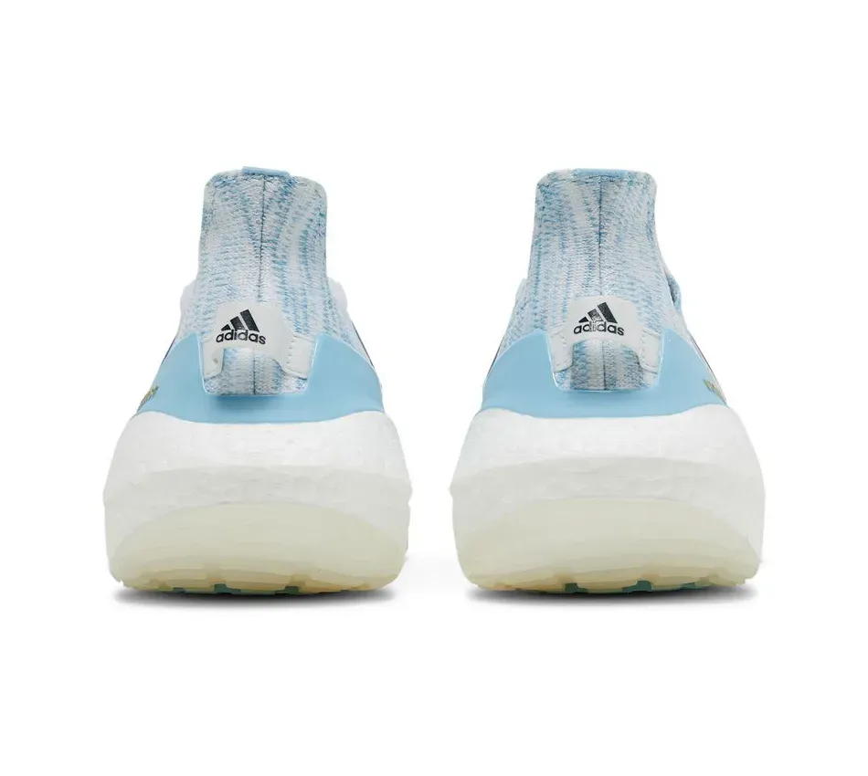 Ultra Boost 21 White Clear Blue фото