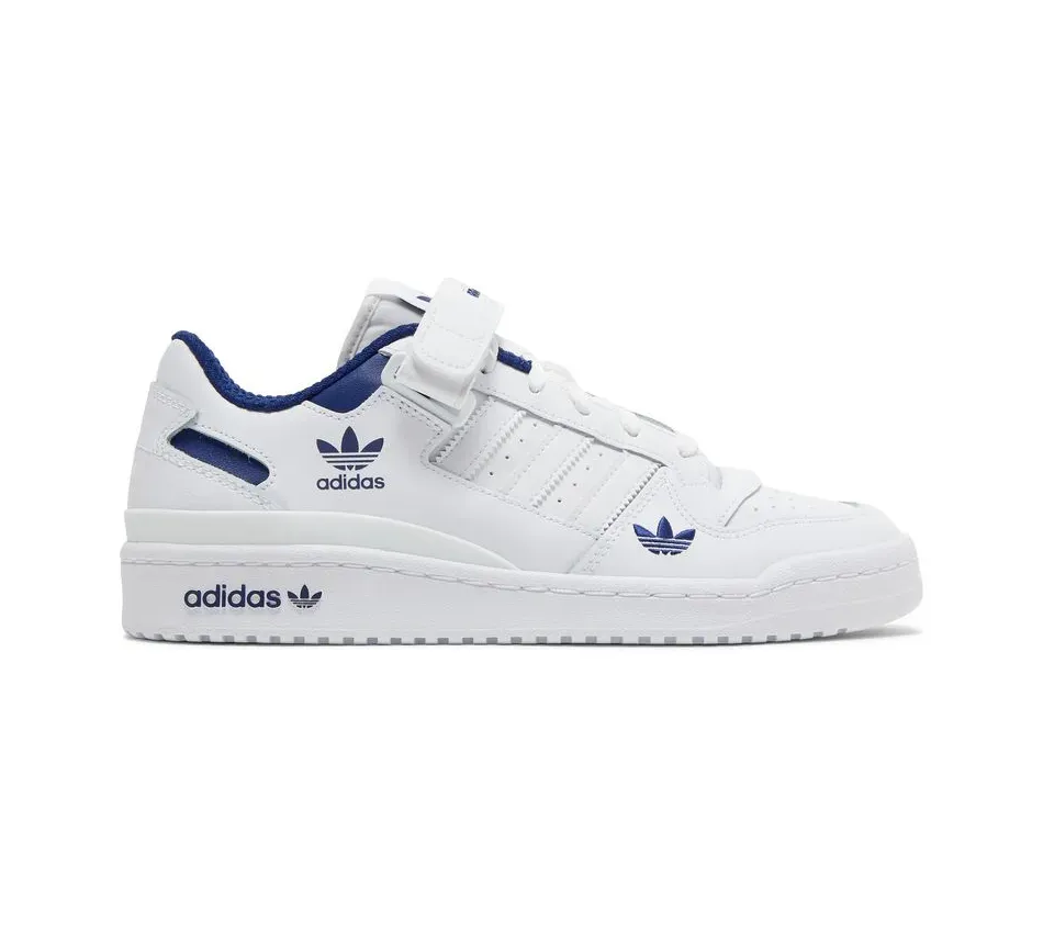 Низкие кроссовки Adidas Forum Low White Victory Blue (Белый) Унисекс