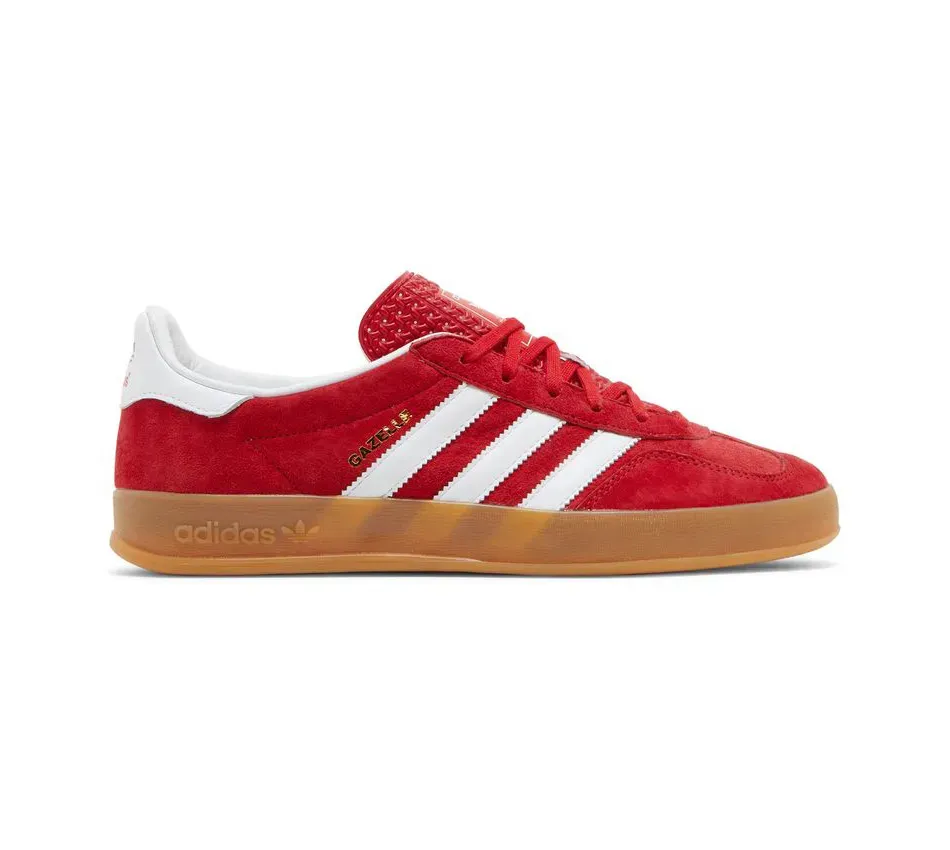 Низкие кроссовки Adidas Gazelle Indoor Scarlet Gum (Красный) Унисекс