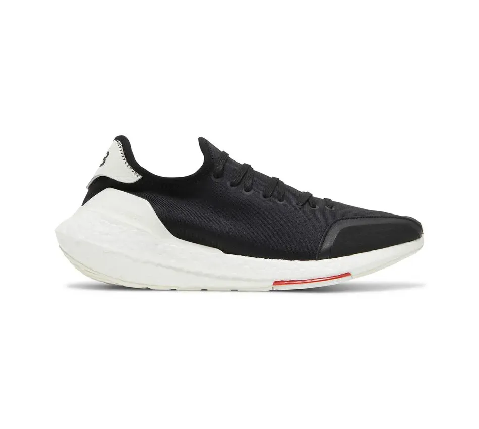 Низкие кроссовки Adidas Ultra Boost Y 3 21 Black White (Чёрный) Унисекс