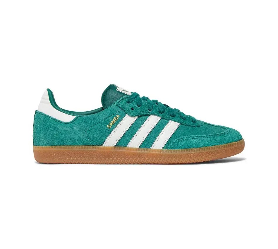 Низкие кроссовки Adidas Samba Collegiate Green Gum (Зелёный) Унисекс