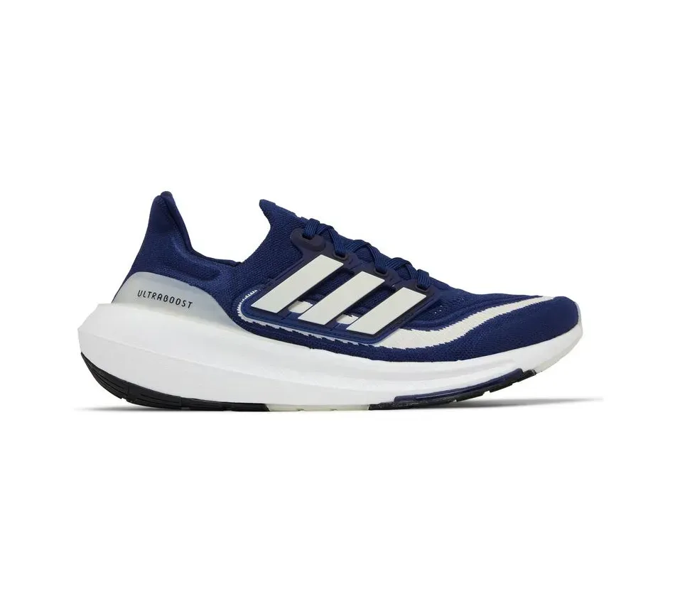 Низкие кроссовки Adidas Ultra Boost Light Dark Blue Cream (Синий) Мужской
