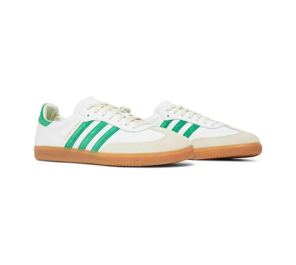 Samba X Sporty&Rich Og White Green фото