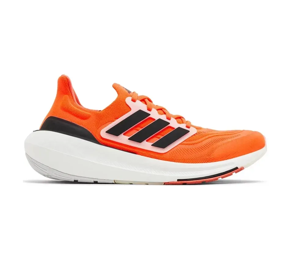 Низкие кроссовки Adidas Ultra Boost Light Solar Red Black (Оранжевый) Унисекс