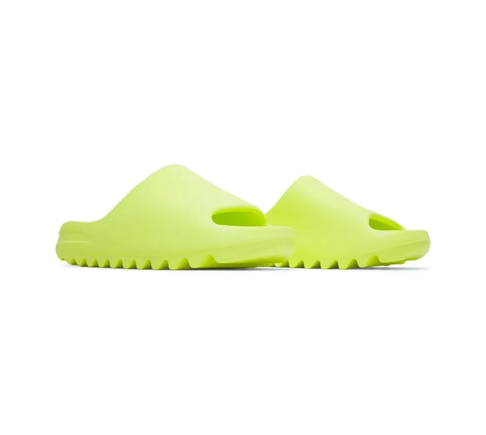 Yeezy Slide Glow Green 2022 фото